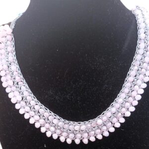 Store Collana all'uncinetto rosa