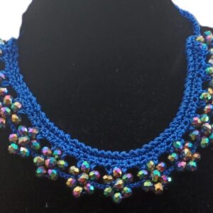 Store Collana fiori blu