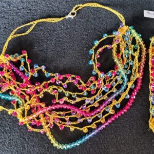 Store Collana gradiente multicolor + bracciale